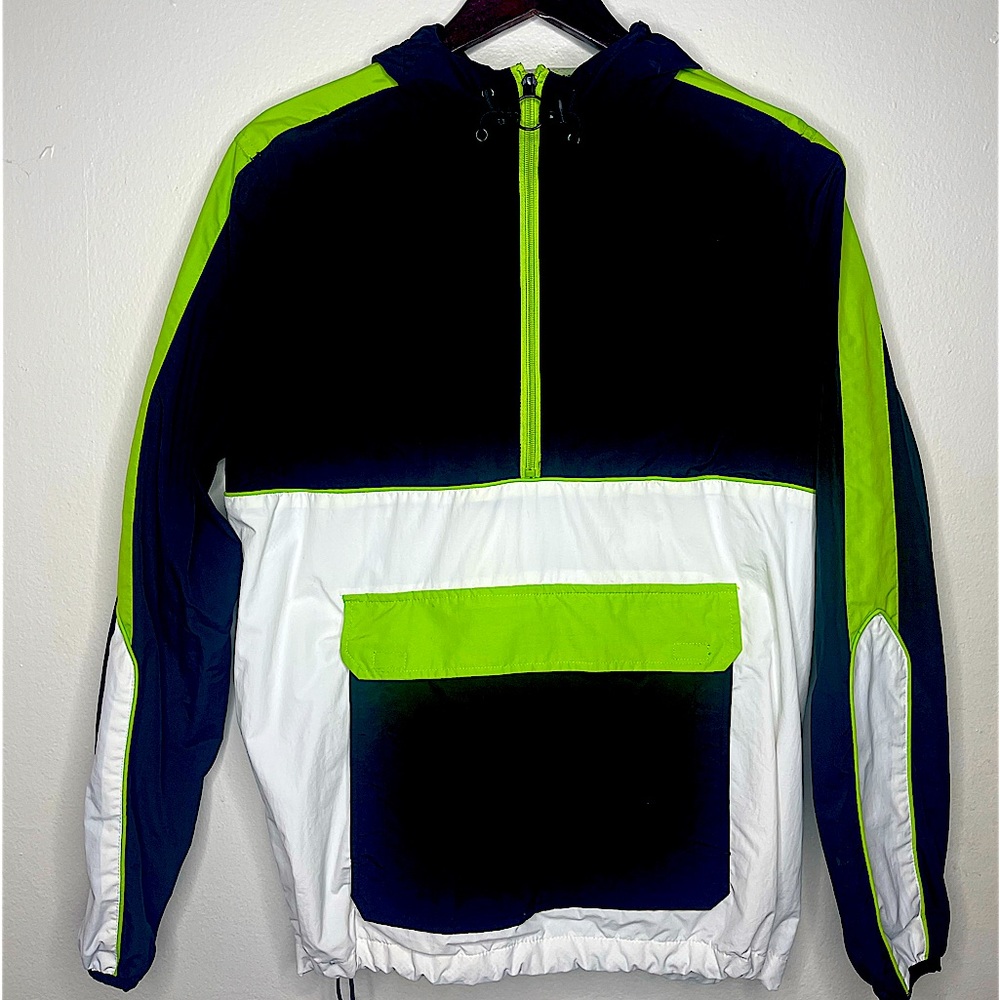 Zumiez Mens Green & White Reflective Jacket